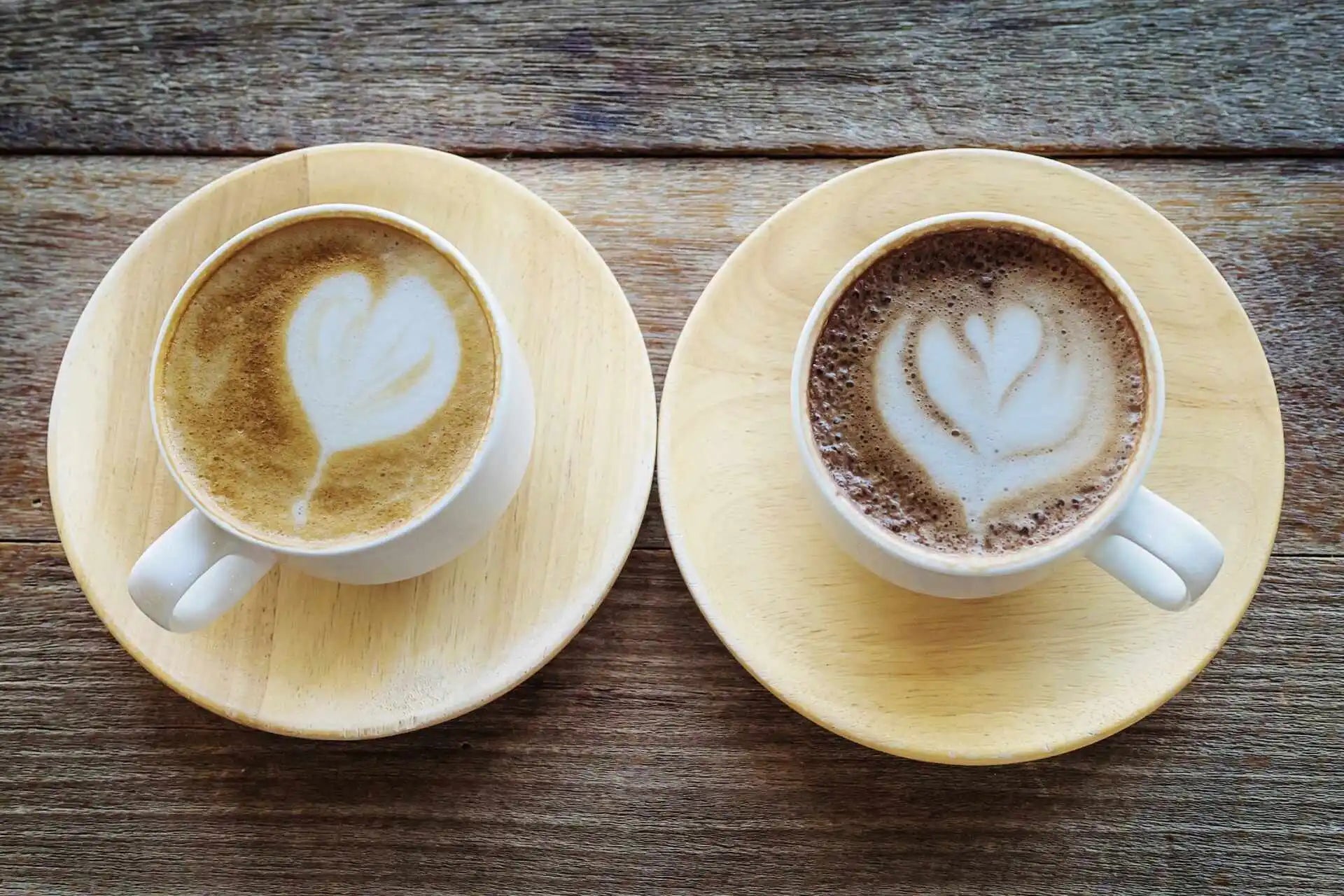 decaf and regular coffee