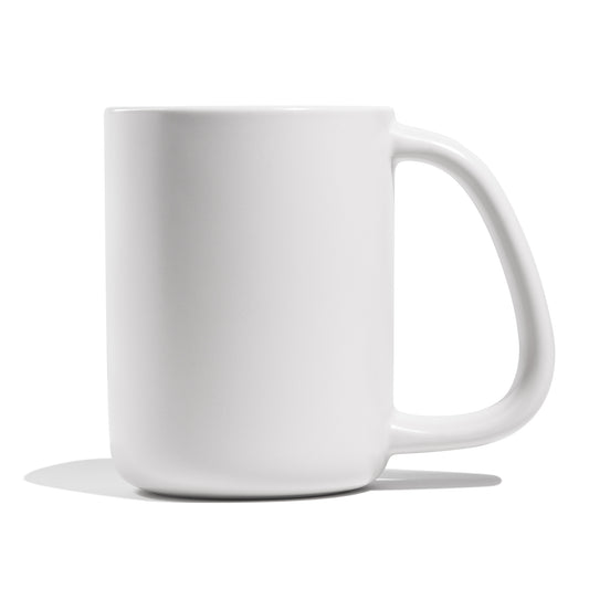CURVD 12 oz Cloud White ceramic mug